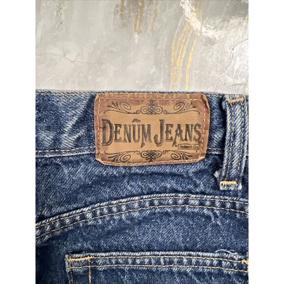 Vintage Denum Jeans Denim Jean Skirt Buttons Size 8 - Picture 7 of 7